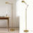 Dimmable Led Floor Lamp With Adjustable Height And Swing Arms, 3 Color Temperatures, Industrial Standing Pole Lamp For Living Room, Bedroom, And Reading