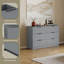 Tanishi 6 Drawer Chest Of Drawers Modern Storage Solution For Bedroom Nursery Home Office Living Room-1672580616