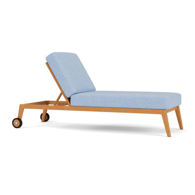 Alpine Outdoor Teak Chaise Lounge