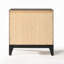 Table de chevet en bois à 2 tiroirs de style transitionnel pour la chambre à coucher, idéale pour rehausser la décoration de la chambre à coucher et la fonctionnalité de rangement