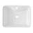 Modern Rectangular Ceramic Bathroom Vessel Sink - 19"X15", White, Stain , Countertop Mounting White 19X15, Modern, Installation