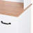 Chenelle Wooden Kitchen Cabinet White Pantry Storage Microwave Cabinet With Framed Glass Doors And Drawer