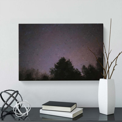 Tree Stars in Abstract - Wrapped Canvas Graphic Art Print