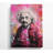 Albert Einstein Paint Splash - Wrapped Canvas Print-1244621372