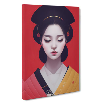 XV1022-3419X Peaceful Geisha - - Wall Art