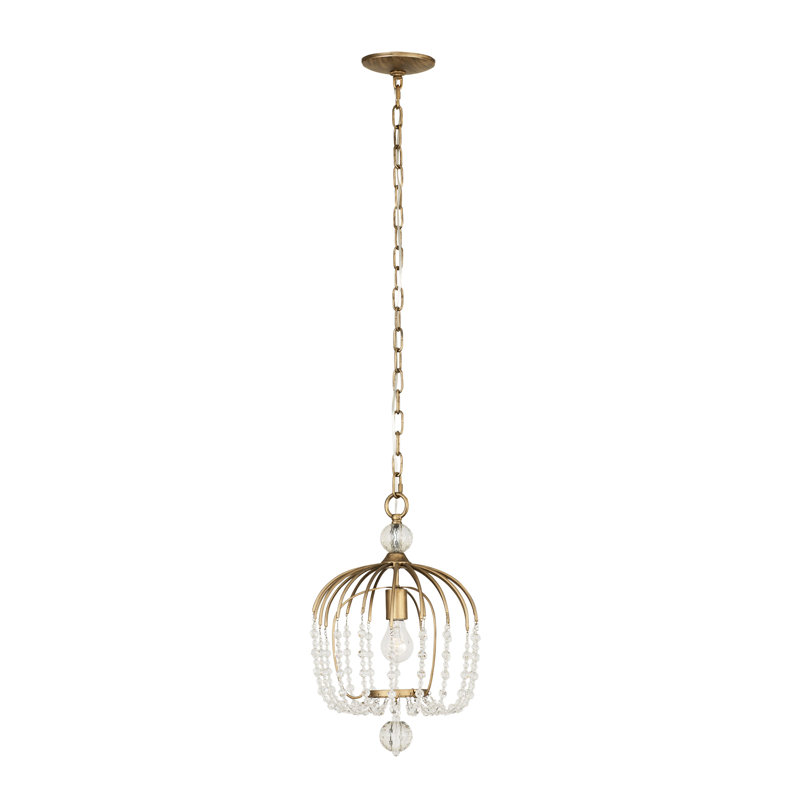 Luminaire suspendu en cristal 1 lumière Voliere