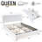Huntsville 4-Drawer Velvet Upholstered Platform Bed-245840168-242197126