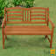 Izaguirre Wooden Garden Bench-48189587