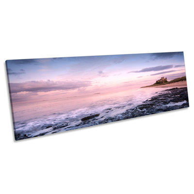 Bamburgh Castle Northumberland - Wrapped Canvas Panoramic Print