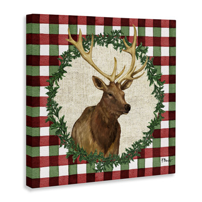  «Plaid Holiday Elk» par Paul Brent