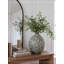 Vase décoratif en céramique marbré D8,5 x 9,8 po - Ambre et gris anthracite