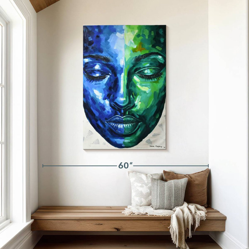 Leisha The Other Side II, 45" H x 30" W