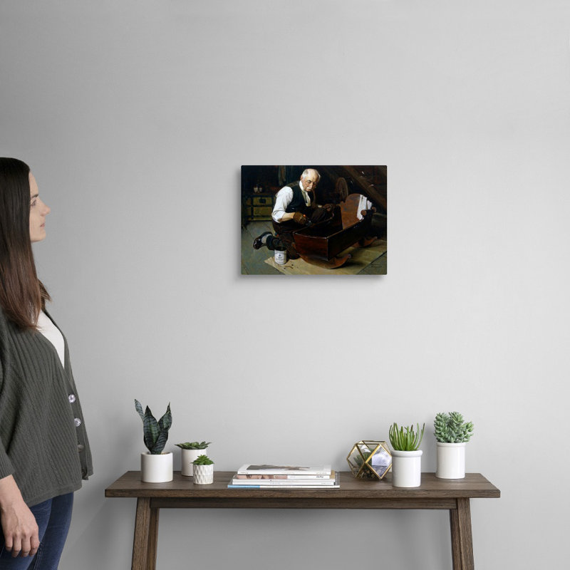 «Grandpa's Gift», art mural sur toile, H 12 po x l 16 po x P 1,25 po, Toile tendue