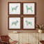 Tapisserie Labrador - ensemble de 4 impressions sur toile encadrées-1447455139-1447455136