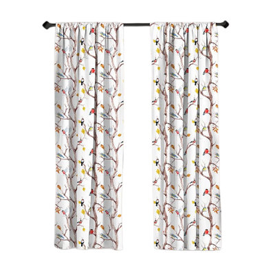 Rideau en microfibre Elyannah