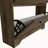 Shoe Rack 46" H, One Open Storage Shelf, Two Internal Storage Drawers, Two Doors