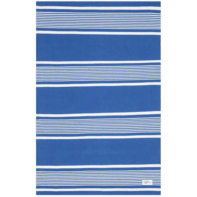 Harborview Flatweave Striped Area Rug, Rectangle 4' x 6'