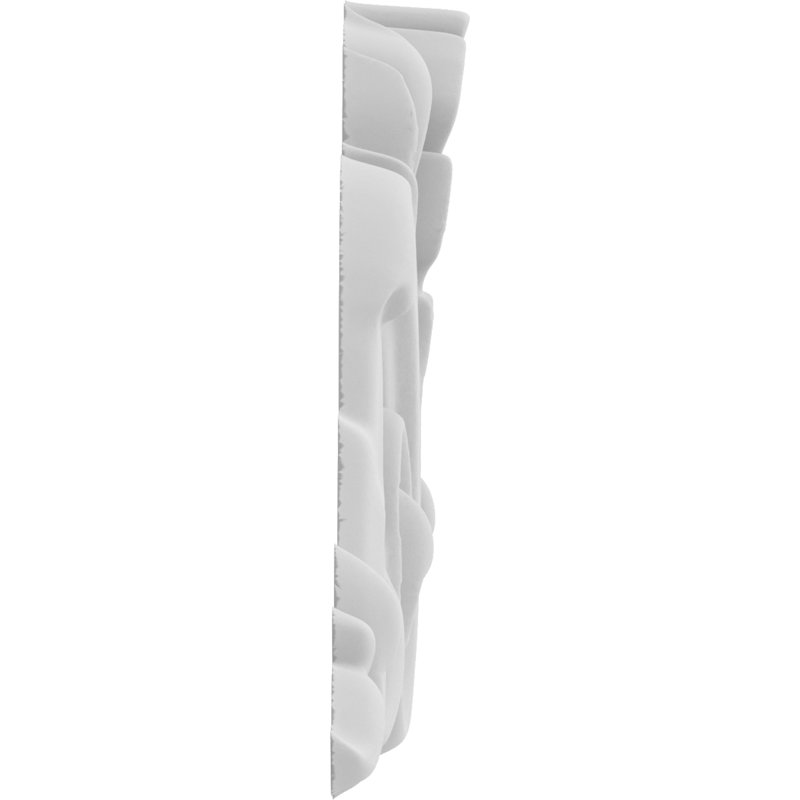 Applique rosette Lyman, H 4,5 po x l 9 po x P 0,75 po