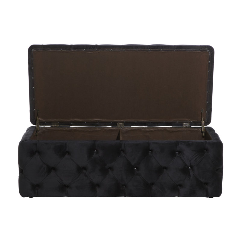 Banc de rangement Bradshaw, Noir
