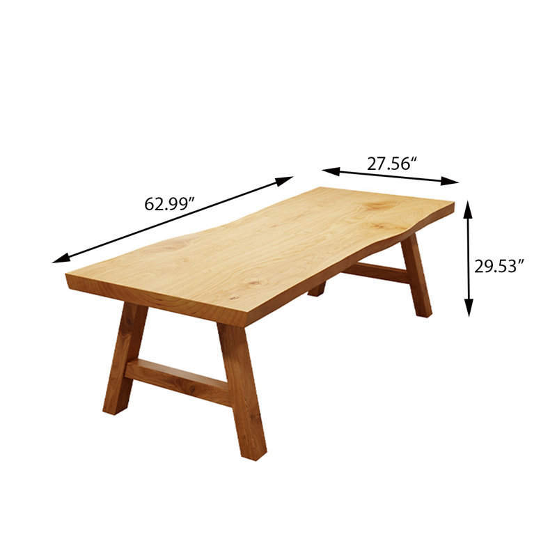 Table de salle à manger 62,99 po, 29.53" H x 62.99" W x 27.56" D