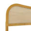 Lit plateforme en bois Boho avec tête de lit courbée en rotin-186585097-186585332