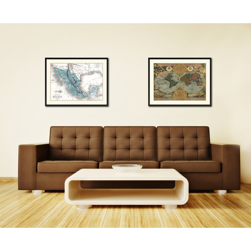 " Mexico Vintage Map "