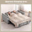 167 cm W Eucalyptus Outdoor Sofa-55687745
