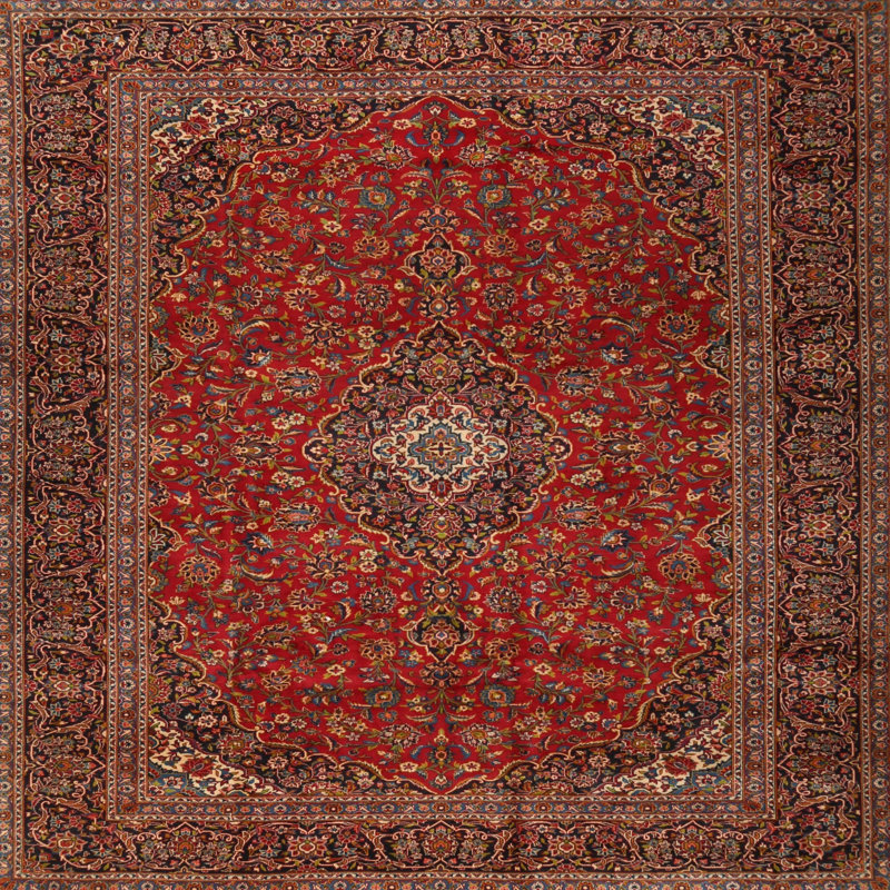 Charnaye Oriental Indoor Rug, Square 3'
