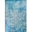 Tapis oriental bleu / blanc lavable à la machine-890166448