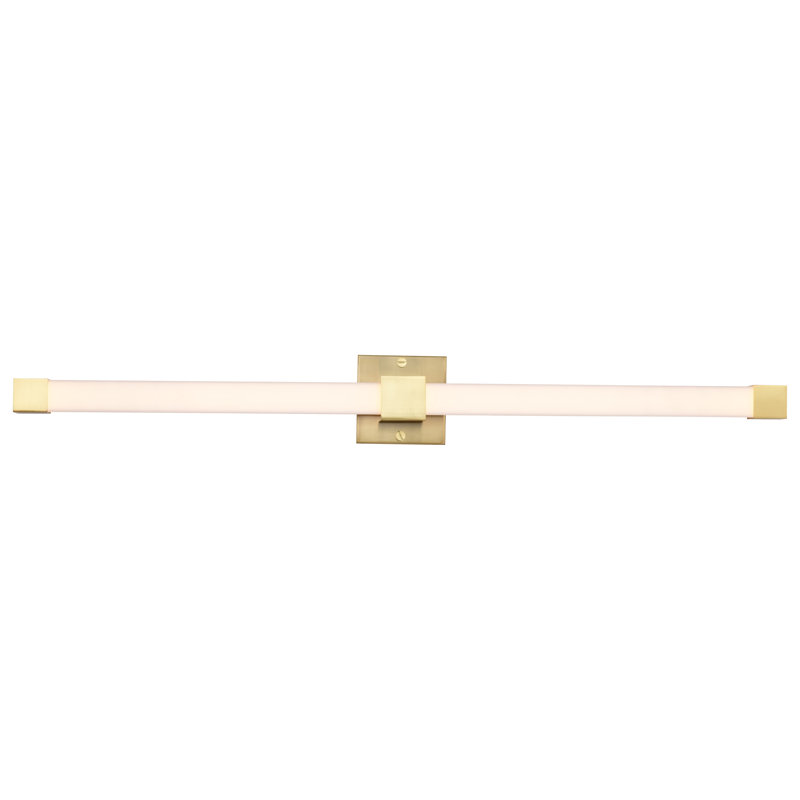 Brightwyn - LED Vanity, Brushed Brass, 35" Width