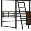 Lit mezzanine avec 3 couches de tablettes et bureau en L-799788708-794057462