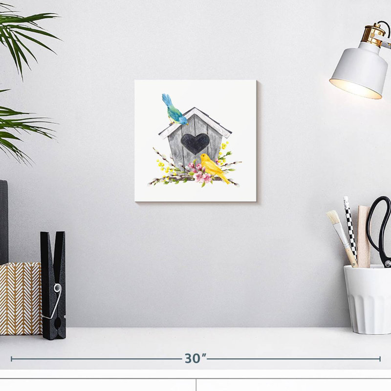 Belle maison d'oiseaux, H 10 po x l 10 po