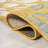 Zinnia Modern Floral Textured Weave Yellow/Cream Indoor/Outdoor Rug-1660403665