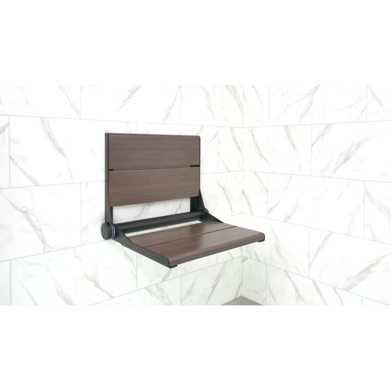 INVISIA SerenaSeat Pro inoxydable, 18 po de largeur, teinture moyenne, bronze huilé