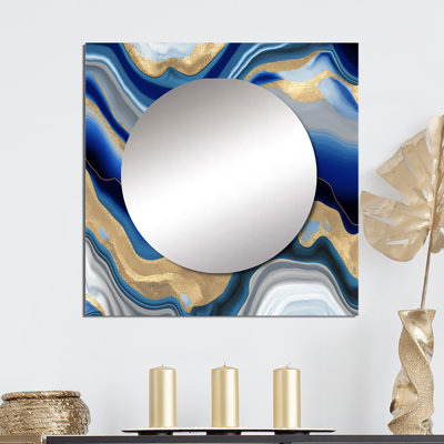 Ishea - Modern Square Mirror Wall Decor For Bedroom
