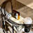 Half-circle acrylic display console table-1607344405