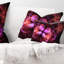 Coussin lombaire floral à fleurs fractales