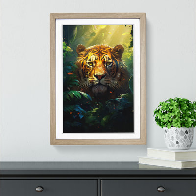 Jungle Informel 1 Piece Single Picture Frame Wall Art