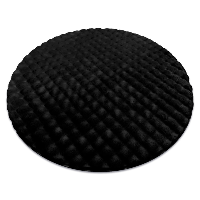 Hyer Solid Colour Area Rug, Round 160cm