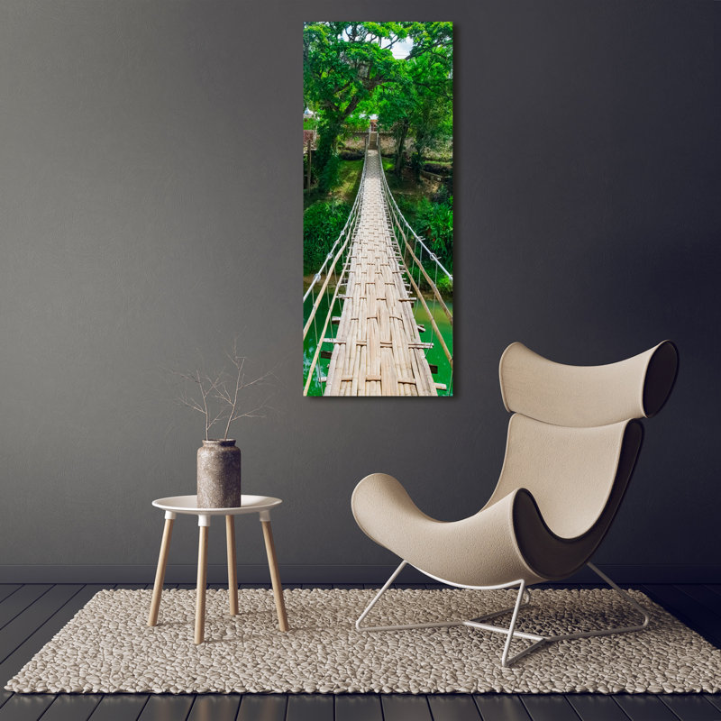 Suspension Bridge - Wrapped Canvas Print