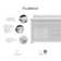 Derby 72" Carrara White Marble Countertop Bath Vanity with Faucet and Mirror