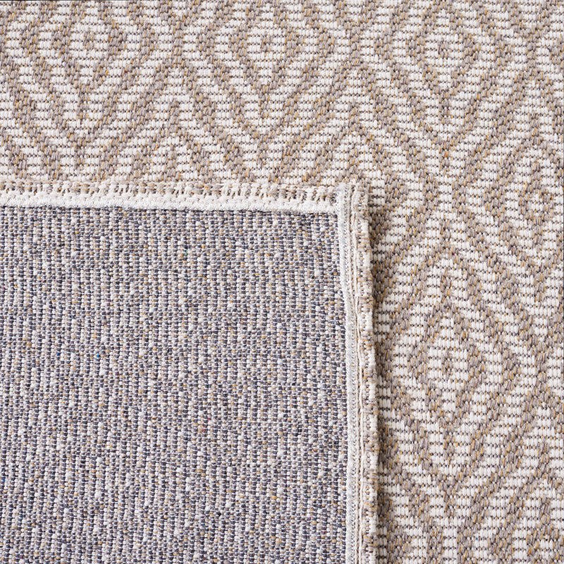 Tapis taupe en coton Martha Stewart, Rectangle 5 pi x 7 pi