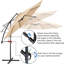 Parasol suspendu d'extérieur 10 pi Brunet-899983930