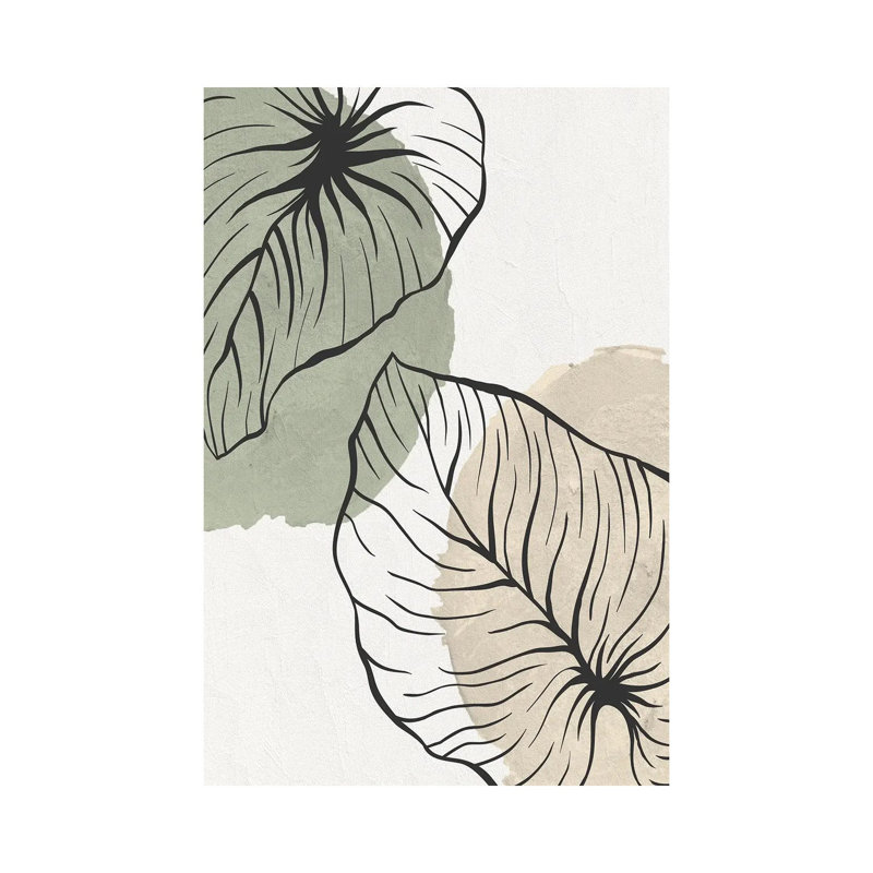 Palm Organics I by Kimberly Allen - Wrapped Canvas Print, 20.32 cm H x 30.48 cm W