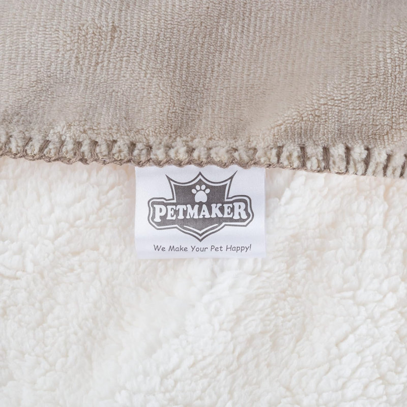 Couverture pour animaux, L 30 po x L 40 po, Brun clair