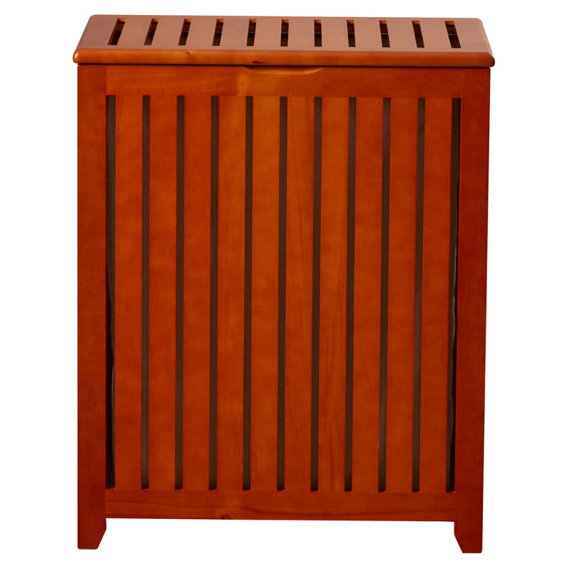 Wood Laundry Hamper with Handles