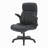 Medium Back Executive Office Chair With Flip-Up Arms, Black