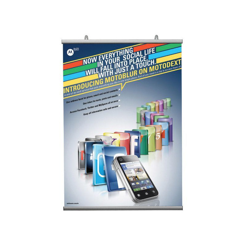 Ensemble de affiche rapide, H 1,65 po x l 36,22 po po