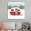 «Camping for Christmas II» par Grace Popp - reproduction d'art sur toile
