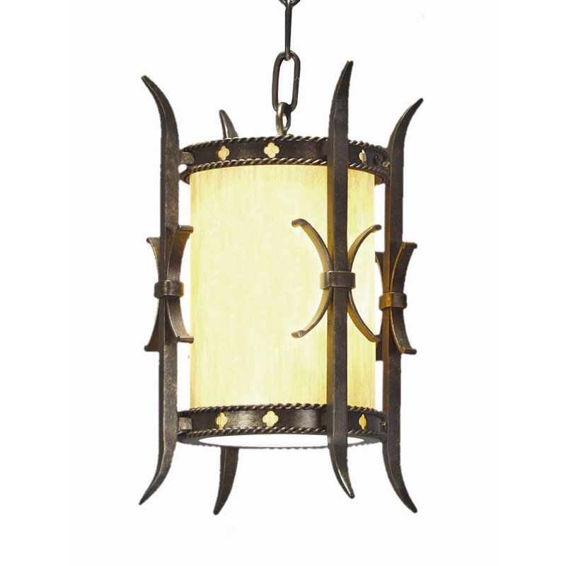 Luminaire suspendu cylindrique 1 lumière Stanza, Grain de café